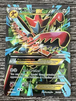Pokemon Card Lot of 3 - Scizor EX (x1) & MScizor EX (x2) XY Breakpoint Full Art - Image 4