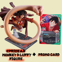 One Piece Card Game. Ichiban Kuji.【Prize A Monkey D Luffy Figure】＋【Promo Card】 - Image 1