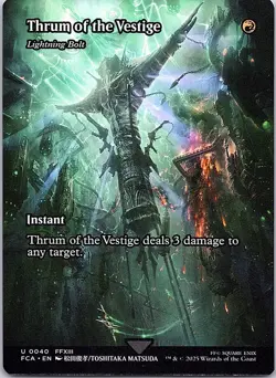 Thrum of the Vestige - Lightning Bolt (Showcase) U FINAL FANTASY: Through the Ag - Image 1