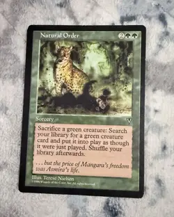 Magic: The Gathering NATURAL ORDER Visions RARE Lightly Played - Image 1