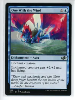 ONE WITH THE WIND Jumpstart 2022 #330 J22(NM+)(MTG) - Image 1