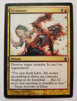 1x Terminate Commander 2011 MTG Magic the Gathering LP - Image 1