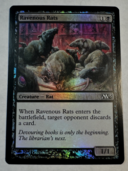 Ravenous Rats (Foil) 106/249 MTG Magic The Gathering NM - Image 1