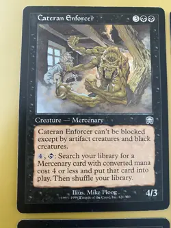 Magic The Gathering lot, x4 Black: Cabal Inquisitor, Cateran Enforcer, Phyrexia. - Image 3
