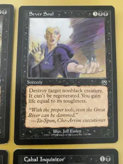 Magic The Gathering lot, x4 Black: Cabal Inquisitor, Cateran Enforcer, Phyrexia. - Image 5
