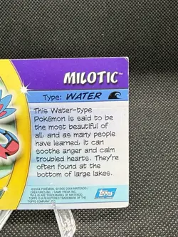 Milotic [Foil] #48 Pokemon 2004 Topps Advanced Challenge ( Holo) - Image 4