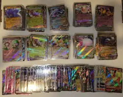 600+ Japanese Pokemon EX/V Double Rare Holo Card Bulk Lot - Near Mint - Image 1