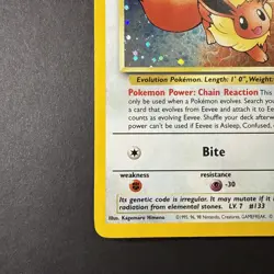 Pokemon TCG Eevee - Holofoil #11 WOTC Black Star Promo holo NM- - Image 3