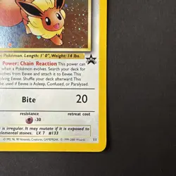 Pokemon TCG Eevee - Holofoil #11 WOTC Black Star Promo holo NM- - Image 4