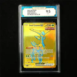 TQG 9.5 MINT+ 2025 Pokemon ENG Iron Leaves ex 176/131 UR - Image 1
