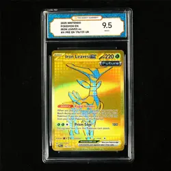 TQG 9.5 MINT+ 2025 Pokemon ENG Iron Leaves ex 176/131 UR - Image 2