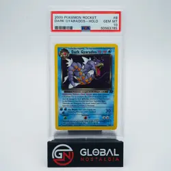 Dark Gyarados #8 Pokemon Team Rocket Holo 2000 POP 104 PSA 10 - Image 1
