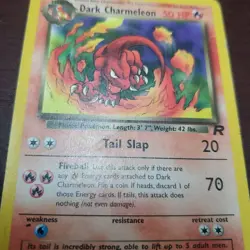 Dark Charmeleon 32/82 Team Rocket Regular MP Pokemon TCG - Image 5