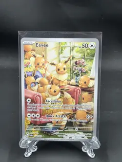 EEVEE 2024 POKEMON TWILIGHT MASQUERADE ILLUSTRATION RARE 188/167 Q1860 - Image 3