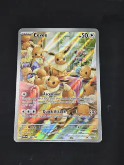 EEVEE 2024 POKEMON TWILIGHT MASQUERADE ILLUSTRATION RARE 188/167 Q1860 - Image 5