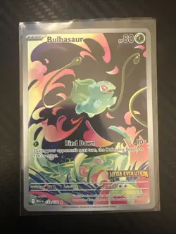 Bulbasaur 133/132 - Illustration Rare Holo Mega Evolution Promo - Pokemon TCG NM - Image 1