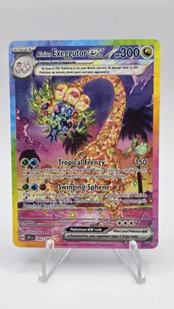 Pokemon TCG Alolan Exeggutor EX 242/191SV08: Surging Sparks Holo Full Art - Image 1