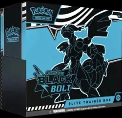 Pokemon TCG Black Bolt ETB Elite Trainer Box Factory Sealed Scarlet Violet - Image 1