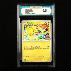 TQG 9.5 MINT+ 2025 Pokemon ENG Pikachu #225 PROMO - Image 1