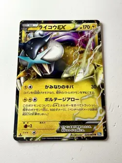 Raikou EX 025/069 Holo Rare BW4 Dark Rush 1st Edition Japanese Pokemon Card NM - Image 1