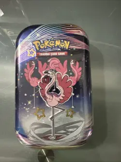Pokemon Mini Tin: Paldean Fates (Flamigo) - Factory Sealed - Image 1