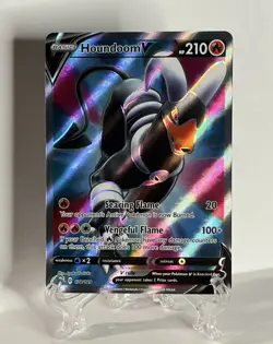Pokemon TCG - Houndoom V - 178/189 - Darkness Ablaze - NM Ultra Rare (2020) - Image 1