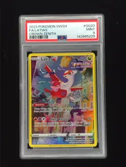 Latias GG20 Pokemon Crown Zenith 2023 PSA 9 🔥🔥🔥 - Image 1