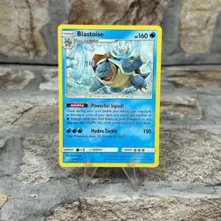 Blastoise Common Rare Pokemon Card (25/181, Sun & Moon - Team Up 2019) - Image 1