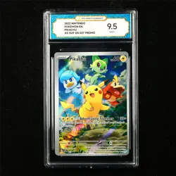 TQG 9.5 MINT+ 2023 Pokemon ENG Pikachu #027 PROMO - Image 1