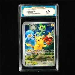 TQG 9.5 MINT+ 2023 Pokemon ENG Pikachu #027 PROMO - Image 2