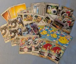 56 Pokemon World Championship 2022 Cards - Flying Pikachu Vmax - Arceus VStar - Image 1