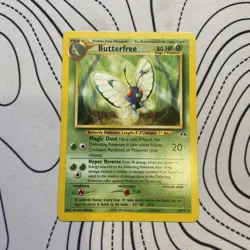 Pokemon WOTC Card - Butterfree - Neo Discovery - Non-Holo Rare - 19/75 - LP - Image 1