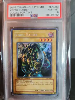 2005 Yu-Gi-Oh! Promo Collector Tins Vorse Raider PSA 8 Mint #EN003 - Image 1