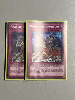 Yugioh 2x Conquistador of the golden land SESL-EN034 NM - Image 1