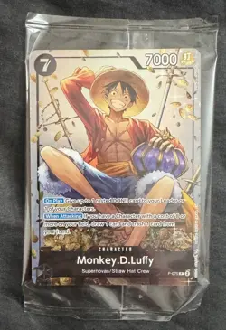 One Piece Monkey D. Luffy P-075 English Promo Tin Set Vol 2 Exclusive Sealed - Image 1