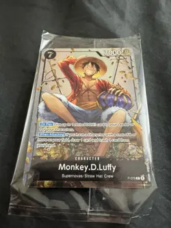 One Piece Monkey D. Luffy P-075 English Promo Tin Set Vol 2 Exclusive Sealed - Image 2