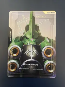Gundam Card Game Resource (R-006) (C+) Foil | Newtype Rising | Kshatriya Holo - Image 1