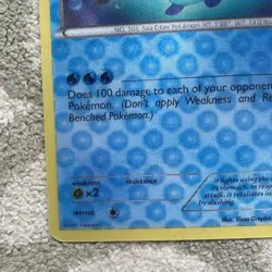 Pokemon | Oshawott 3D Promo JUMBO Card Lenticular Black Star & Cosmos Oshawott - Image 4