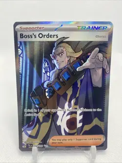 Pokemon TCG Boss's Orders Trainer Full Art Holo Rare Card 248/193 - Image 1