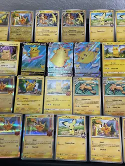(30) Pikachu CARDS LOT VTG HOLO Raichu Stamped Red Cheeks Surfing Flying Cracked - Image 3