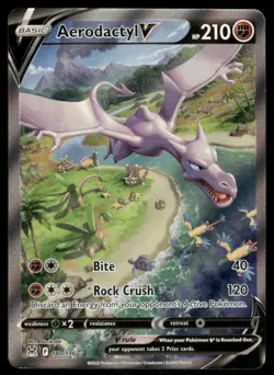 Pokemon Cards Aerodactyl V 180/196 Lost Origin Rare Ultra NM *3 - Image 1
