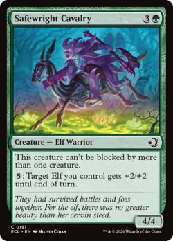Safewright Cavalry 191 | NM Near Mint ◆FOIL◆ | ECL Lorwyn Eclipsed Magic MTG - Image 1