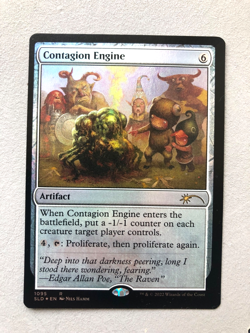 Mtg Carte Magic Secret Lair Contagion Engine FOIL NM - Image 1