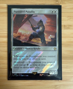 MTG: Puresteel Paladin (Surge Foil) Commander: Final Fantasy Foil NM - Image 1