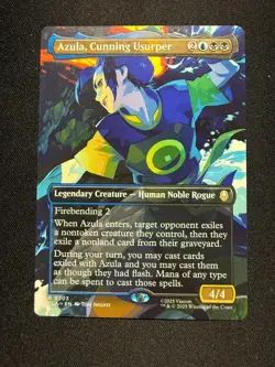 Azula, Cunning Usurper - Borderless - NM - Avatar the Last Airbender MtG - Image 1