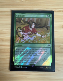 MTG: Cultivate (Surge Foil) Commander: Final Fantasy Surge Foil NM - Image 1