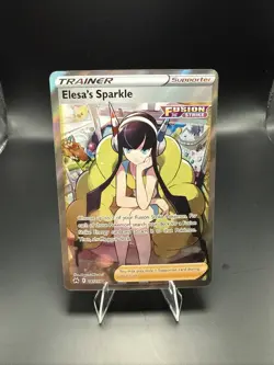 Pokemon Sword & Shield Crown Zenith Elesa's Sparkle 147/159 Full Art Trainer - Image 3