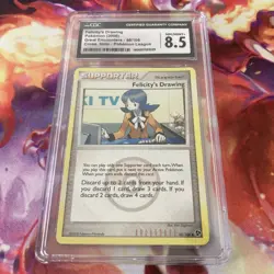 2008 Pokemon League Felicitys Drawing Great Encounters Cross Holo 98/106 CGC 8.5 - Image 1