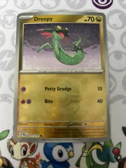 Dreepy Masterball Holo Pokemon Prismatic Evolutions #71/131 Near Mint - Image 1