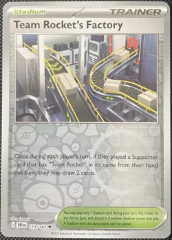 Team Rocket's Factory 173/182 Sv10: Destined Rivals Reverse Holo - Pokemon Card - Image 1